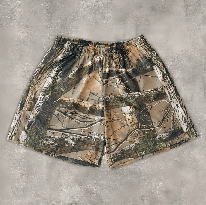 Unisex Camo Shorts